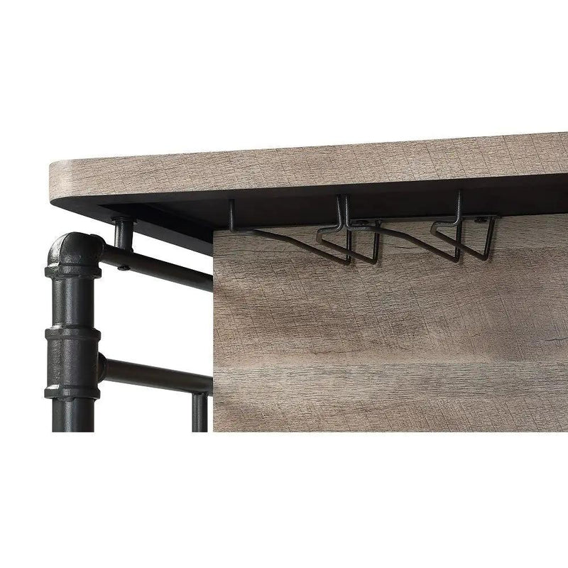 Edina - Counter Height Table - Antique Oak & Sandy Gray by Unique Piece Furniture