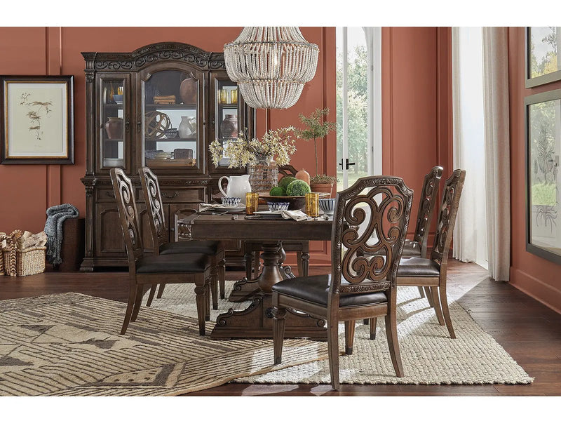 Durango - Wood Dining Side Chair With Upholstered Seat (Set of 2) - Willadeene Brown by Unique Piece Furniture