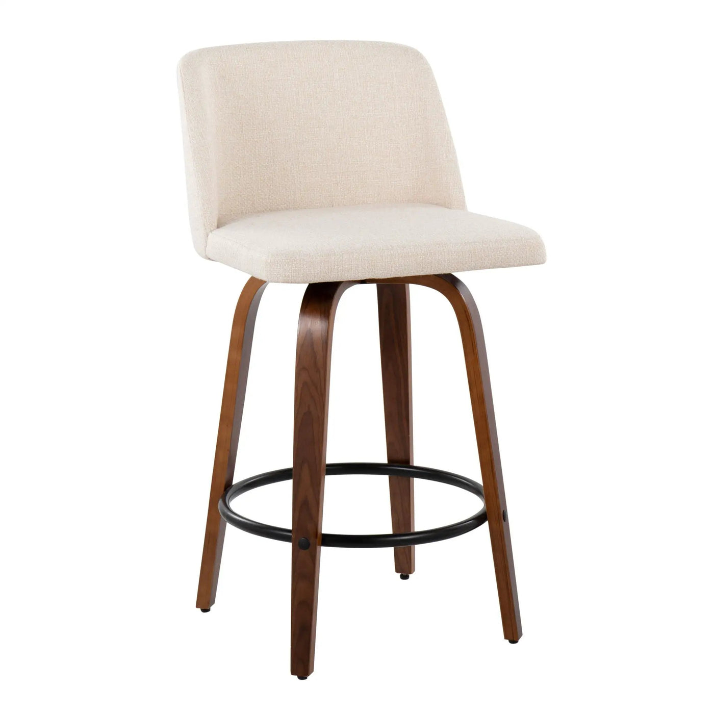 Toriano - Mid Century Modern, Counter Stool (Set of 2) by HouseOfZazla