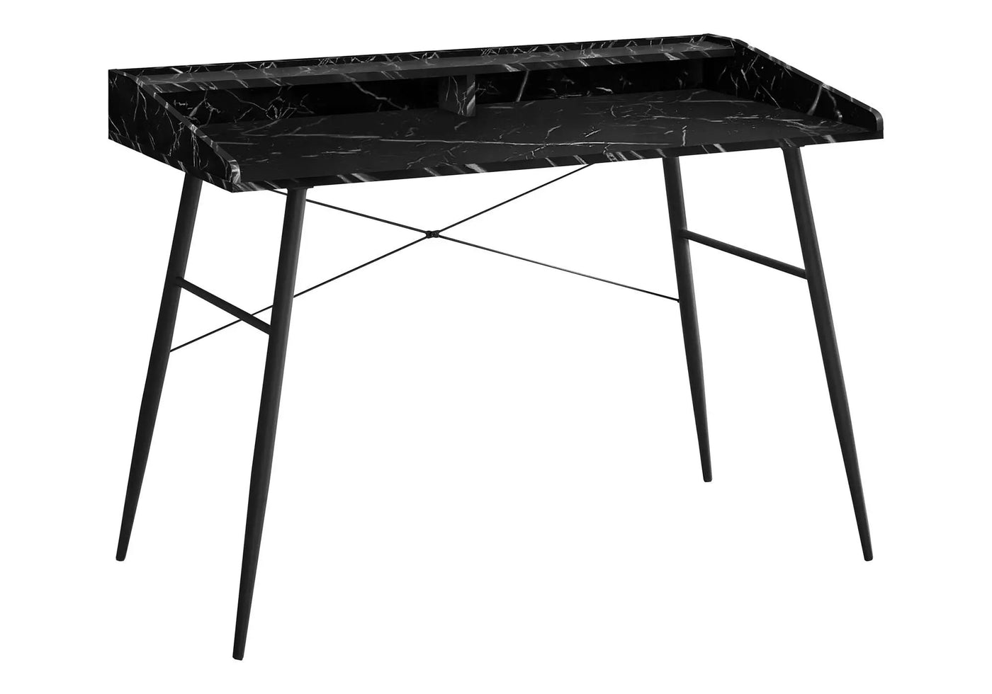 Computer Desk For Home Office, Laptop Storage Shelves, Contemporary & Modern by Unique Piece Furniture