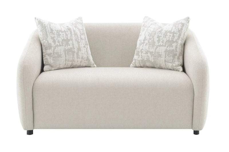 Etienne - Loveseat With 3 Pillows - Beige by HouseOfZazla