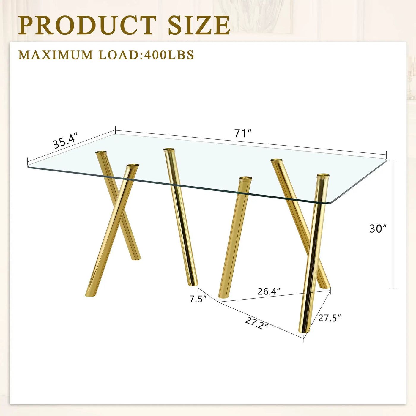 Dining Table With Transparent Surface by HouseOfZazla
