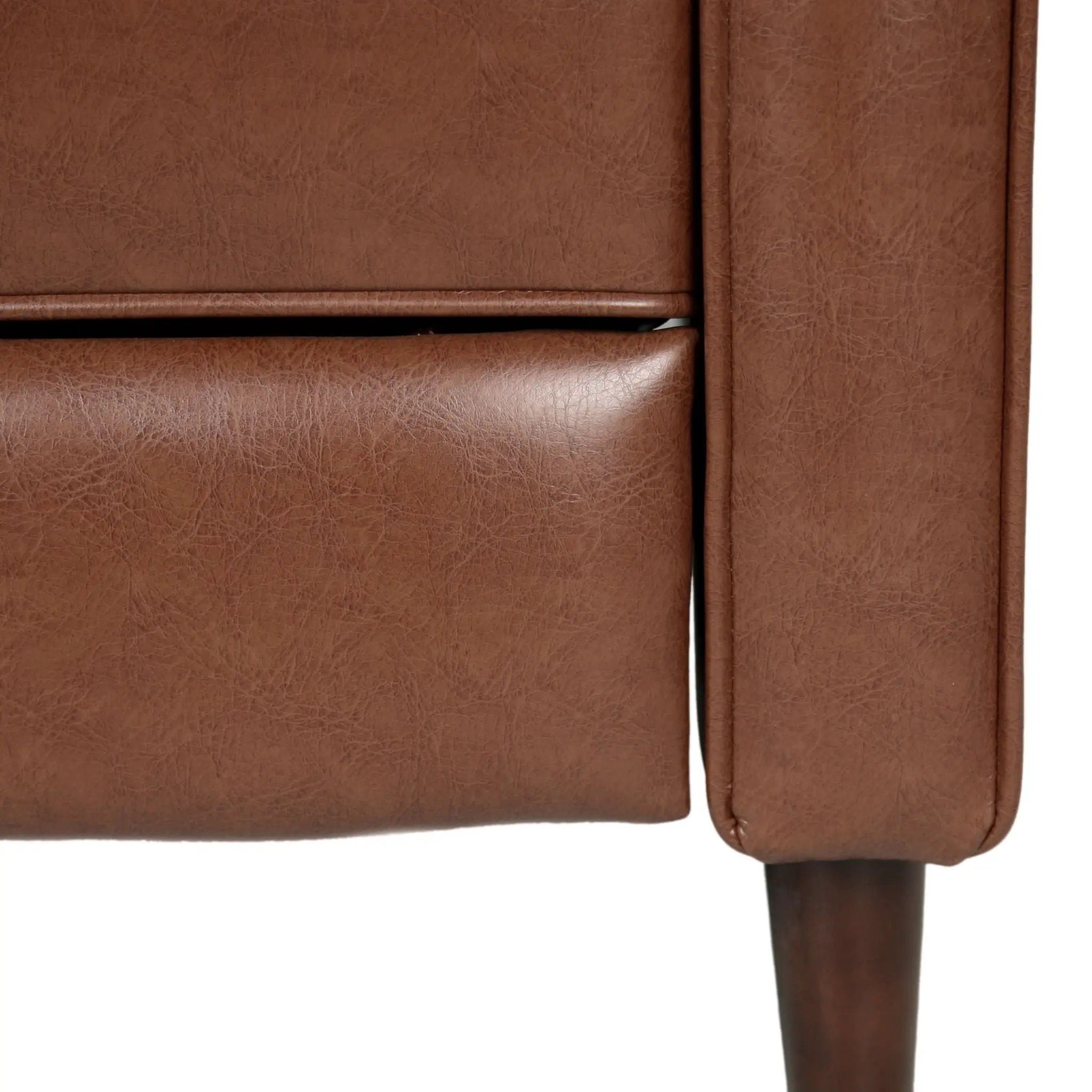 Mid-Century Modern Recliner With Button Tufted Waffle Stitch by HouseOfZazla