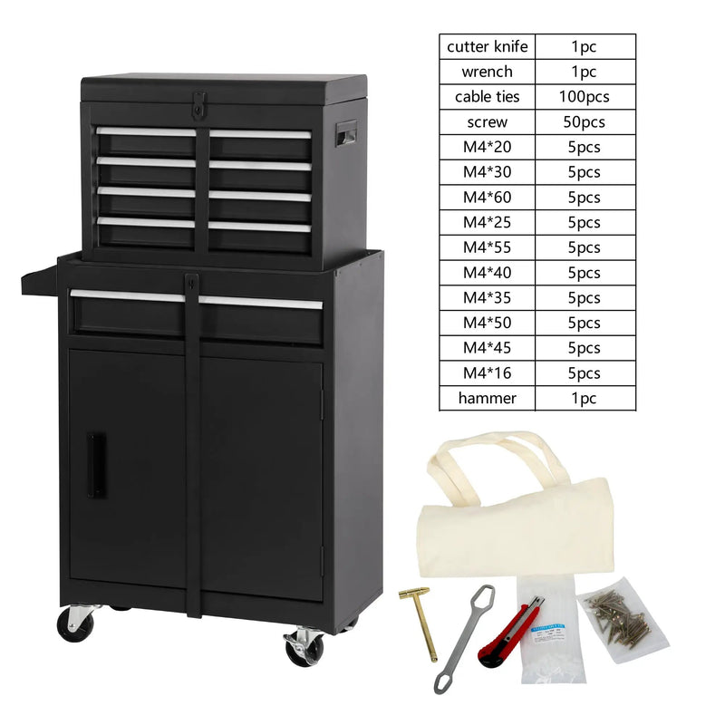 5-Drawer Rolling Tool Storage Cabinet by HouseOfZazla