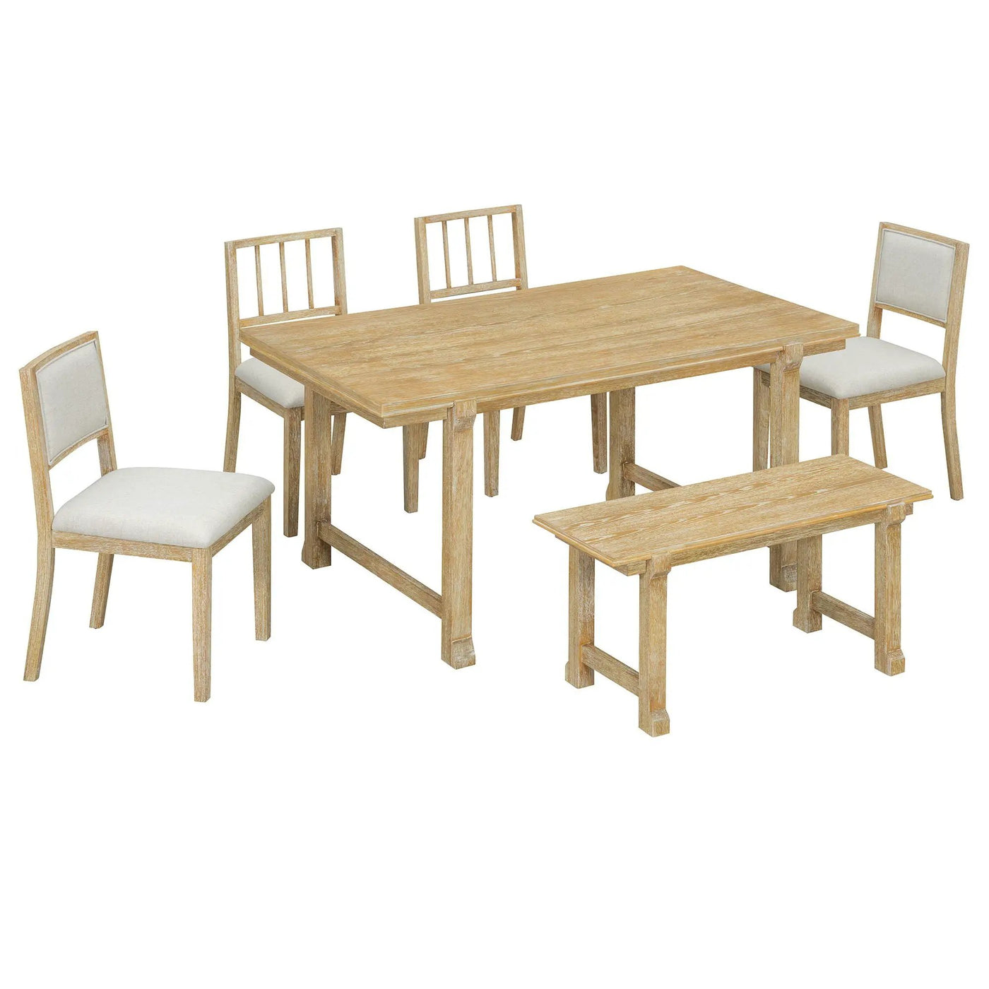 6 Piece Kitchen & Dining Room Furniture by Unique Piece Furniture