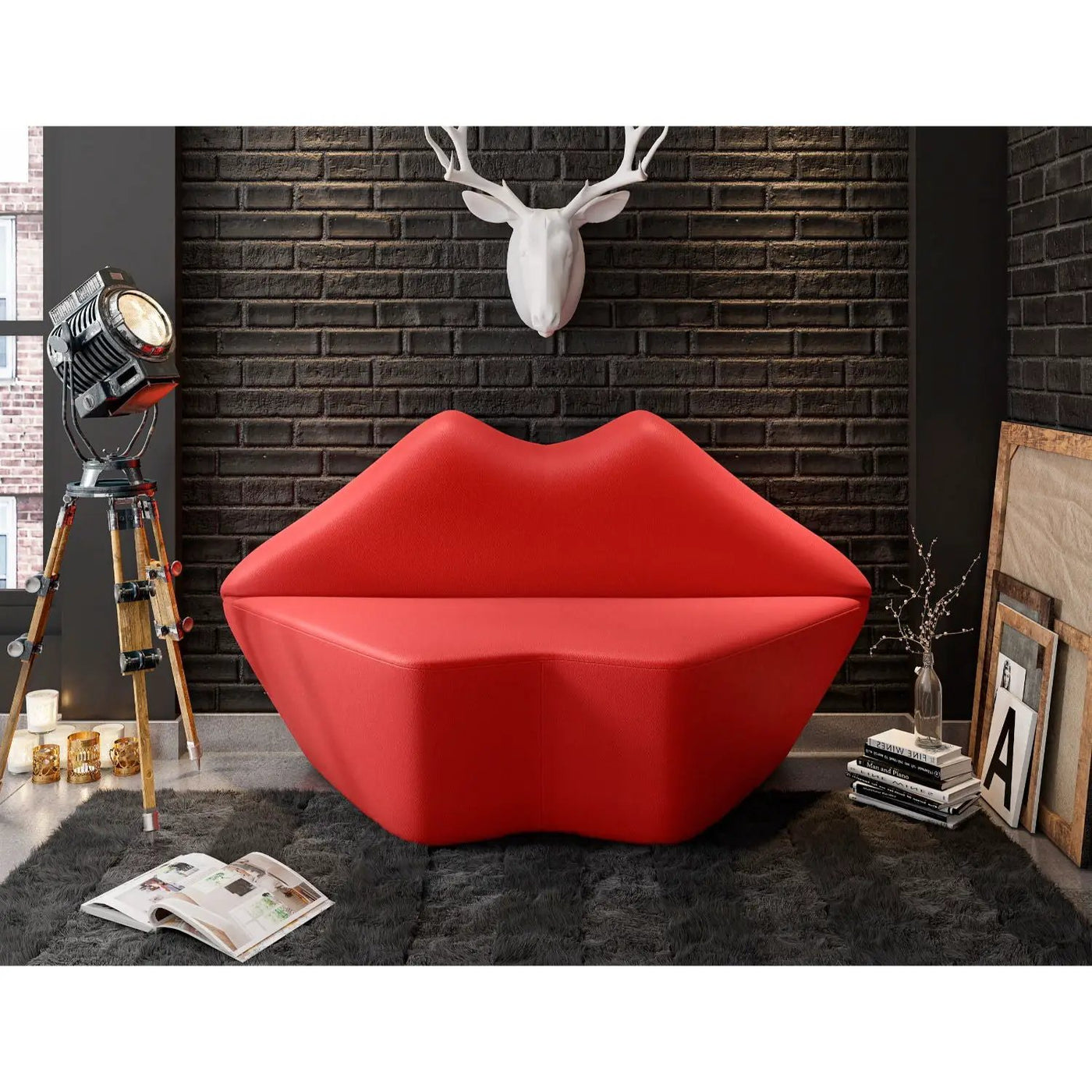 Kiss Loveseat by HouseOfZazla