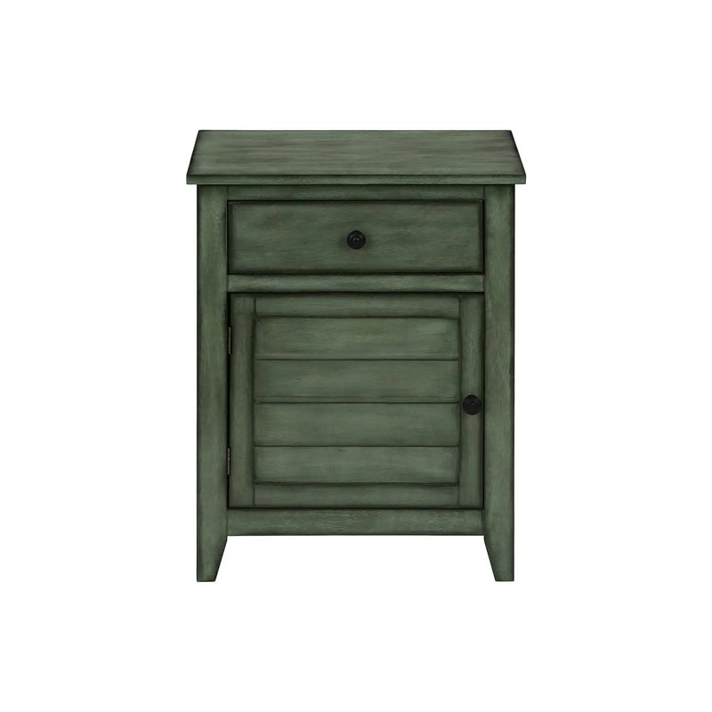Accent Nightstand, Storage Drawer, Transitional by Unique Piece Furniture