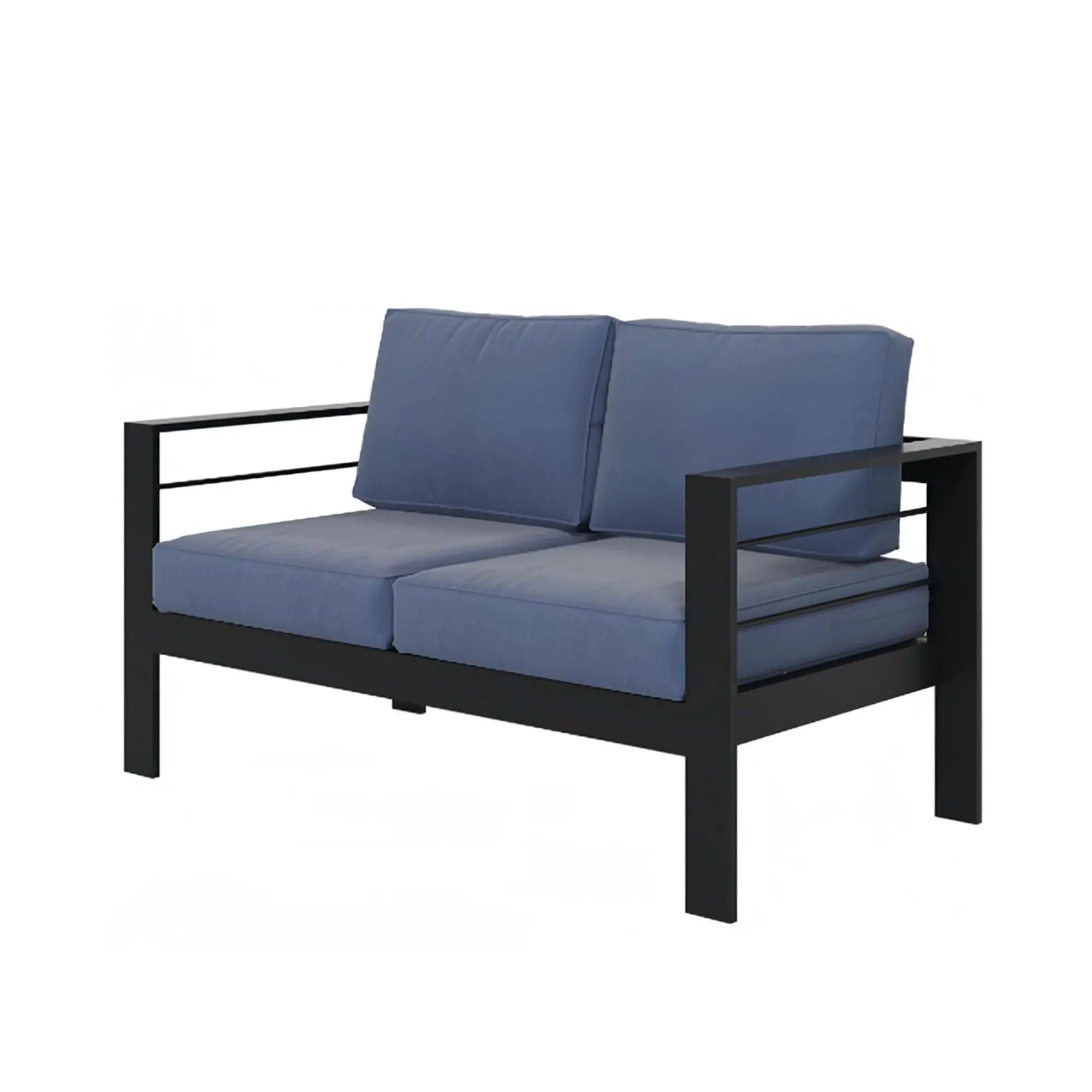 All-Weather Patio Loveseat With Thick Cushions by HouseOfZazla