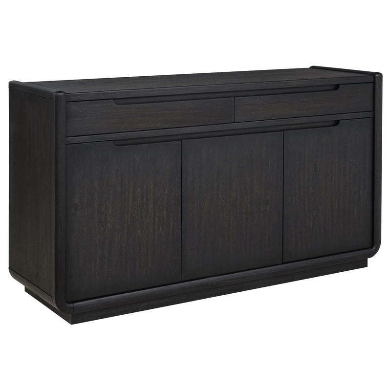 Leandro 2-drawer Dining Sideboard Server Burnished Black by Unique Piece Furniture