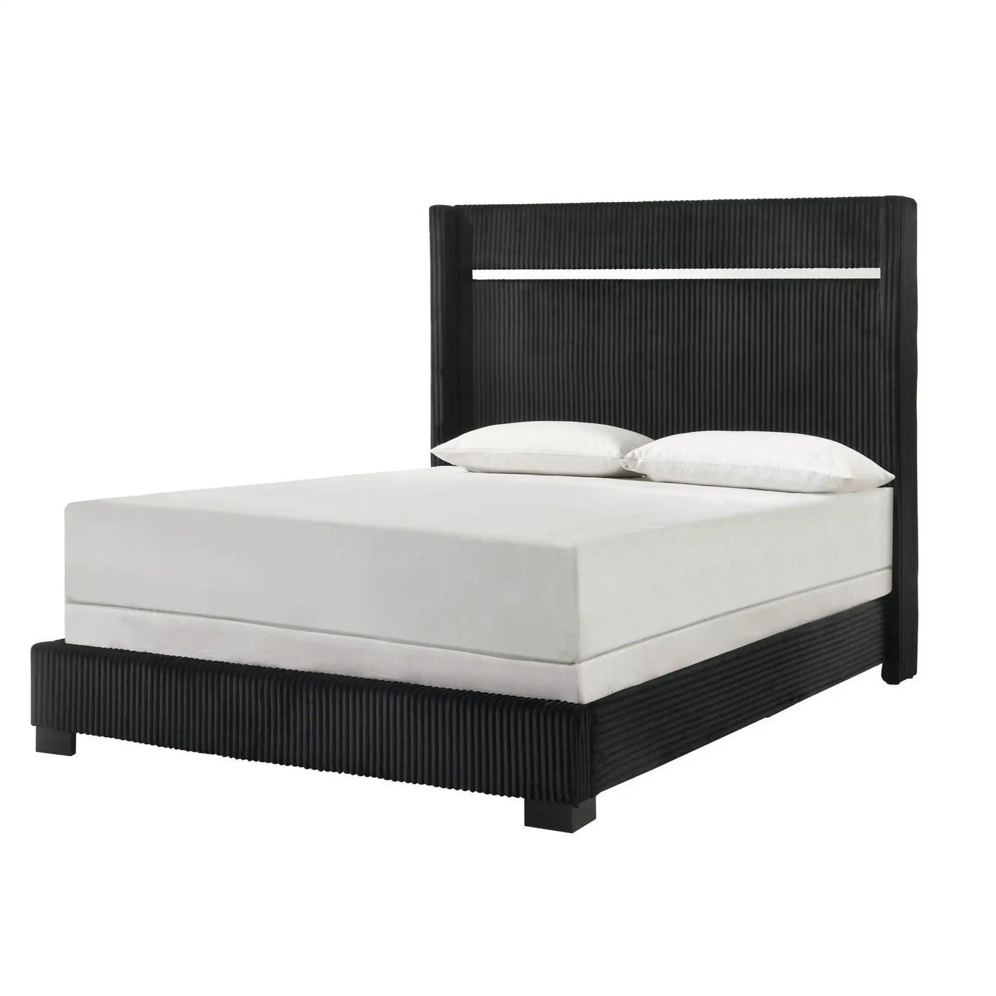 Contemporary Upholstered Bed by Unique Piece Furniture