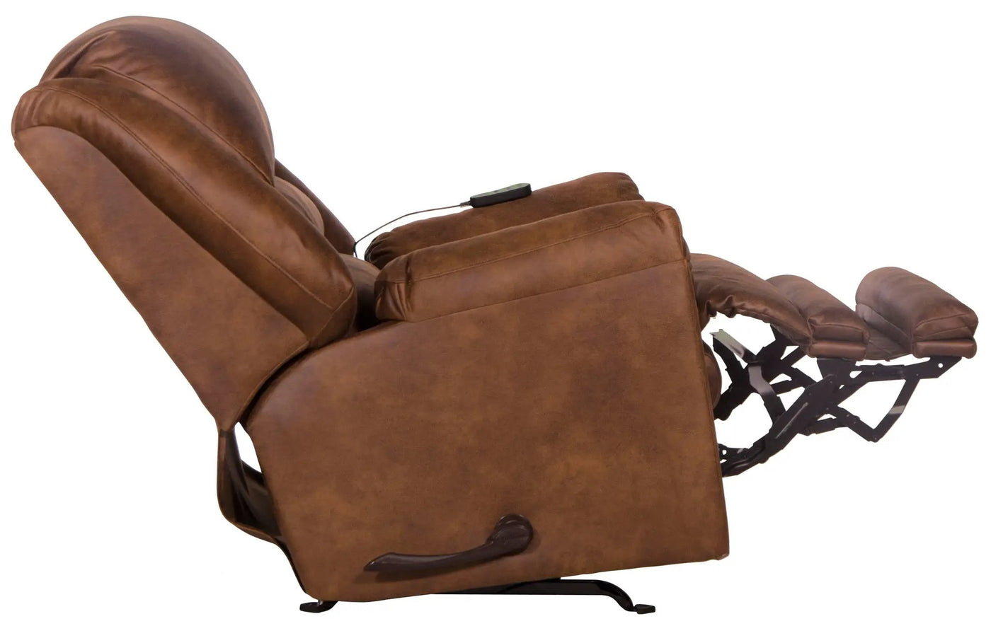 Hayden - Chaise Rocker Recliner With Heat / Massage & Oversize Xtra Comfort Footrest by Unique Piece Furniture