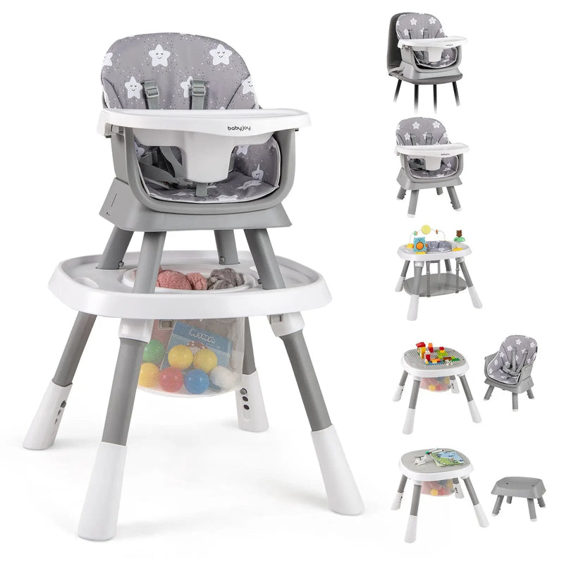 16-in-1 Baby High Chair with Activity Center and Booster Seat for Babies and Toddlers by DirectDeals