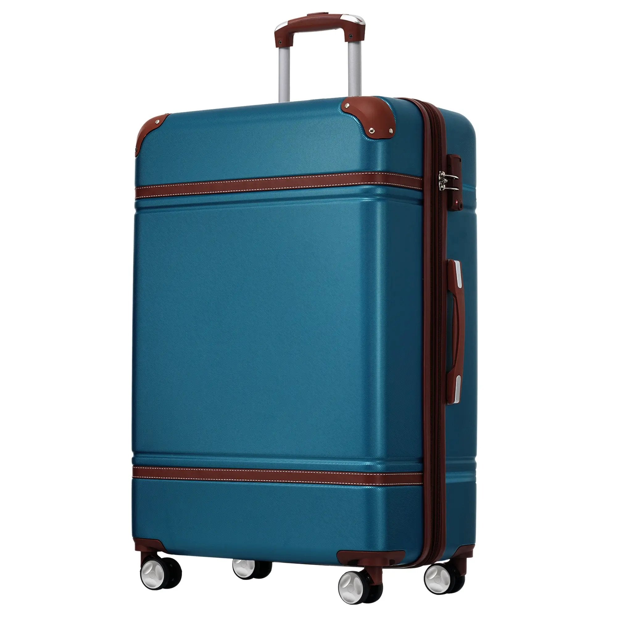 GigaTech Hardshell 3-Piece Lightweight Luggage Set - Blue 28 Inch by HouseOfZazla