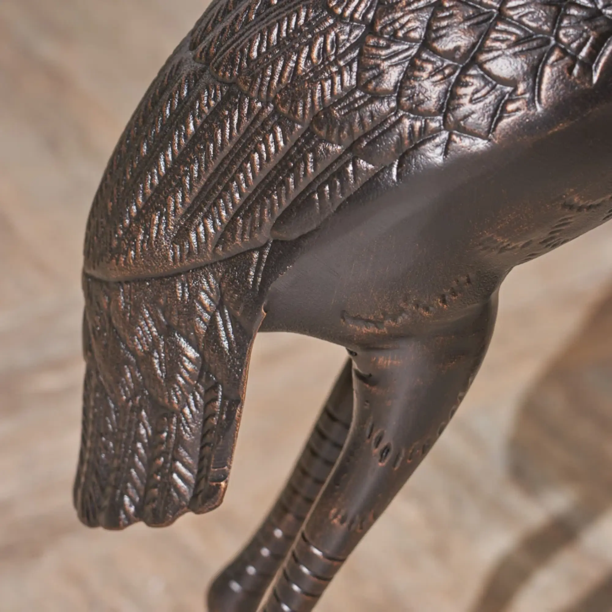 Bird Animals Rust Resistant Metal Garden Statue by HouseOfZazla