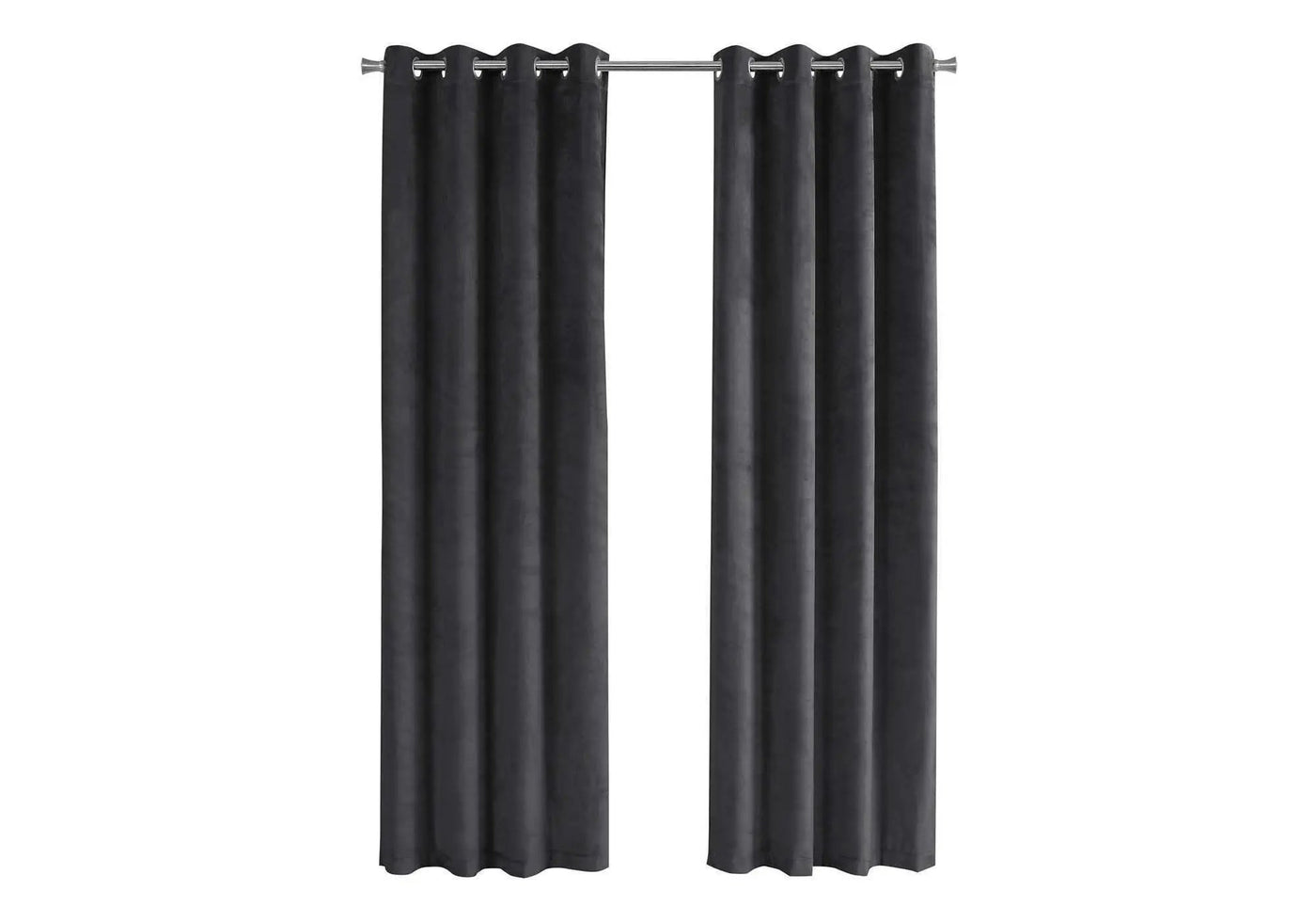 2 Pieces Set Room Darkening Curtain Panels with Grommet - Contemporary Style by HouseOfZazla