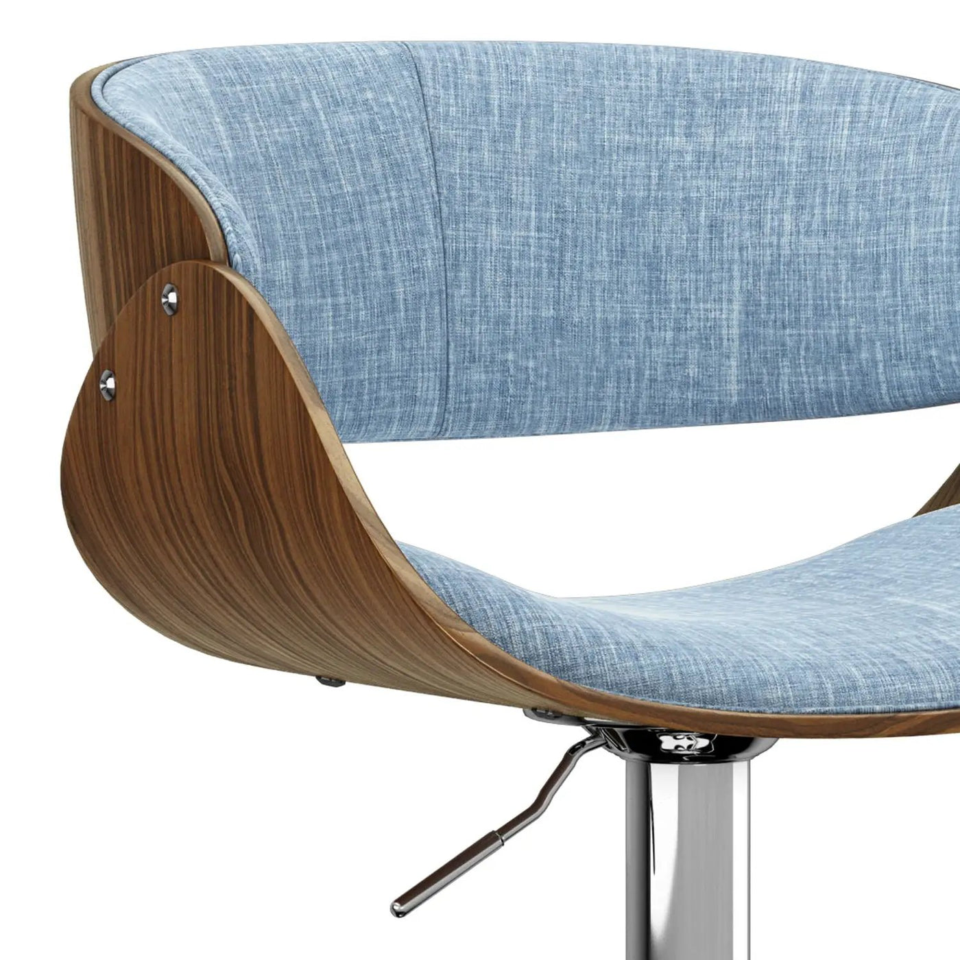 Amery - Mid Century Modern Adjustable Swivel Bar Stool by Unique Piece Furniture