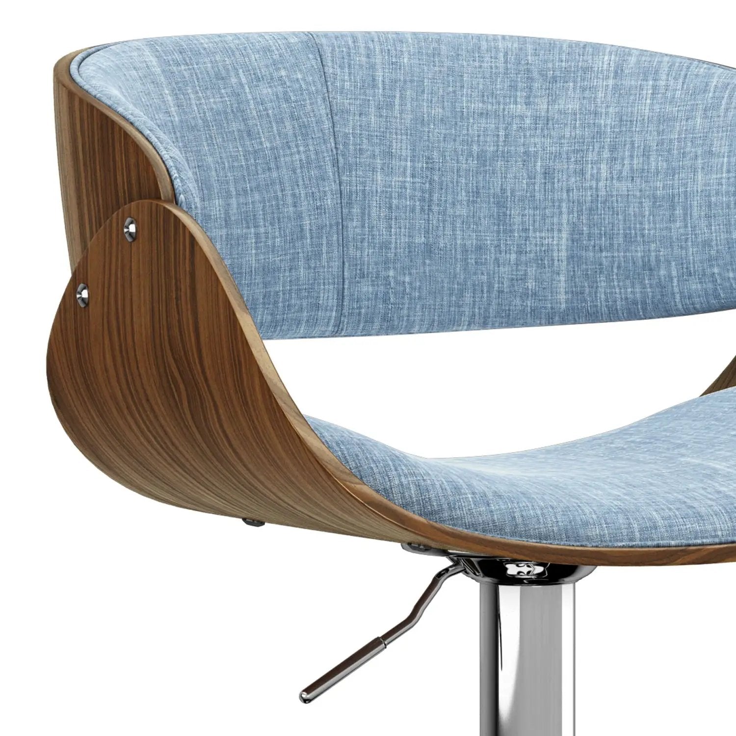 Amery - Mid Century Modern Adjustable Swivel Bar Stool by Unique Piece Furniture