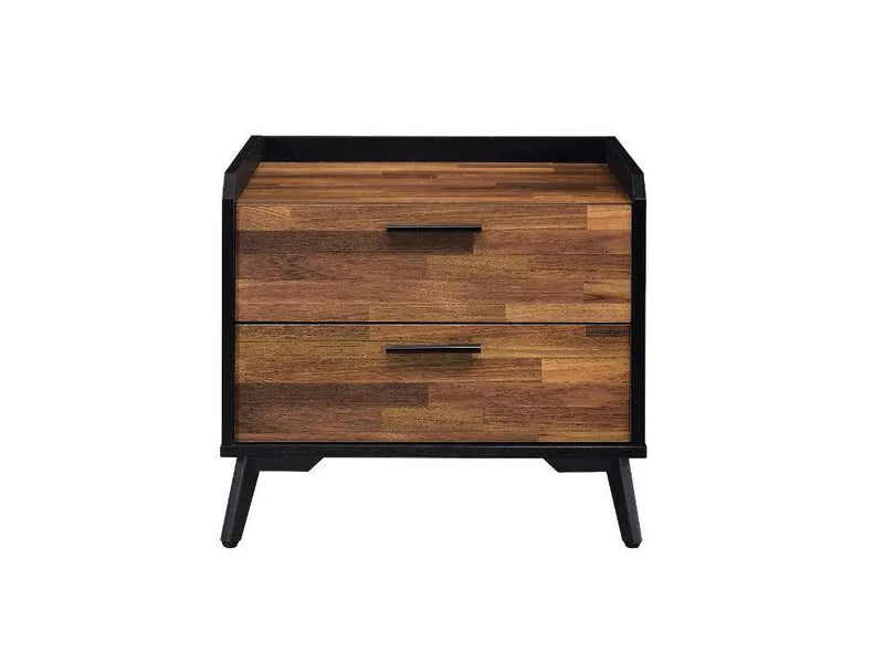 Jiranty - Accent Table - Walnut & Black by Unique Piece Furniture