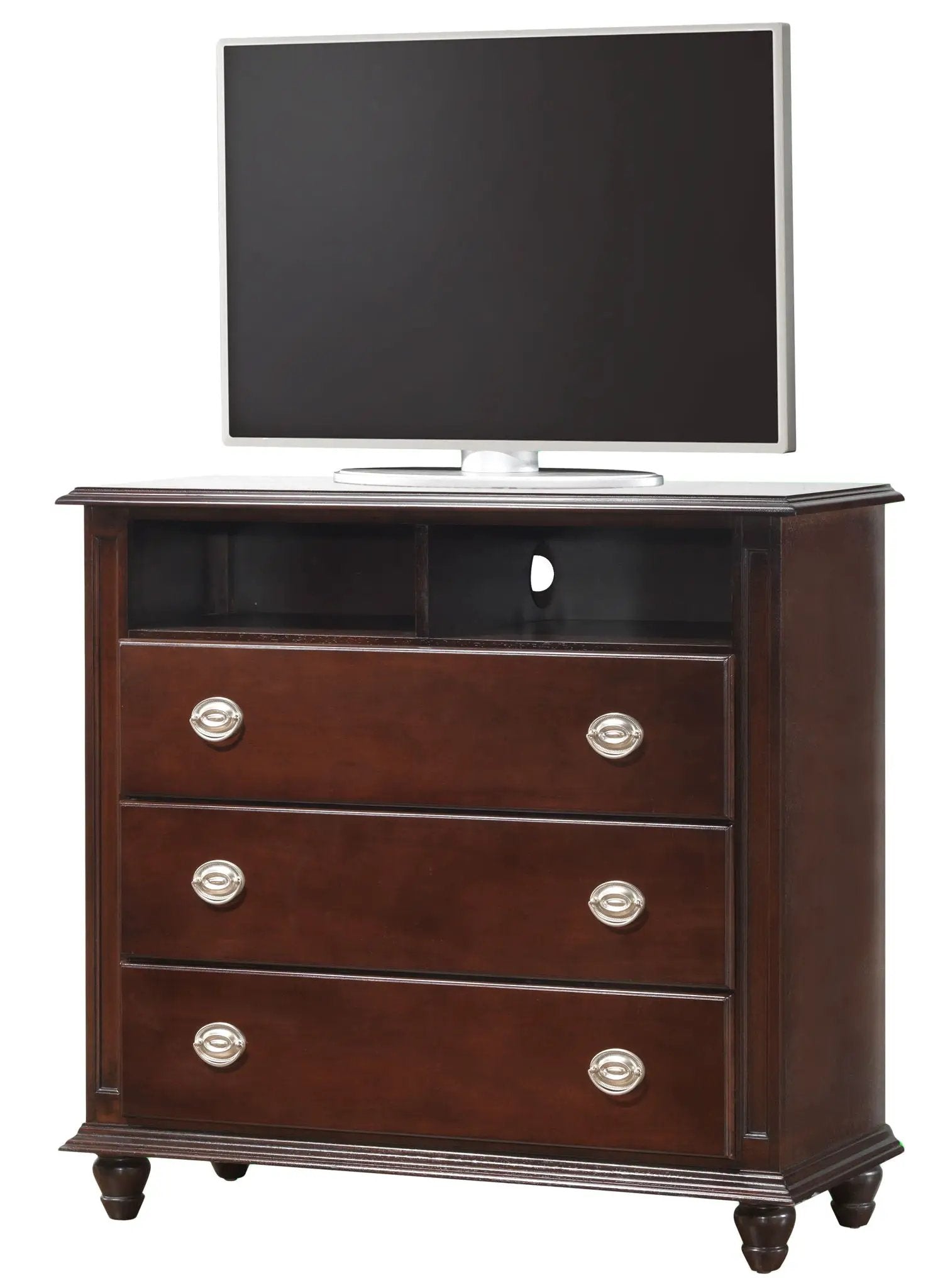 Media Storage Chest - Cappuccino by Unique Piece Furniture