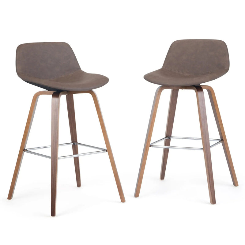 Randolph - Bentwood Multifunctional Counter / Bar Height Stool (Set of 2) by HouseOfZazla