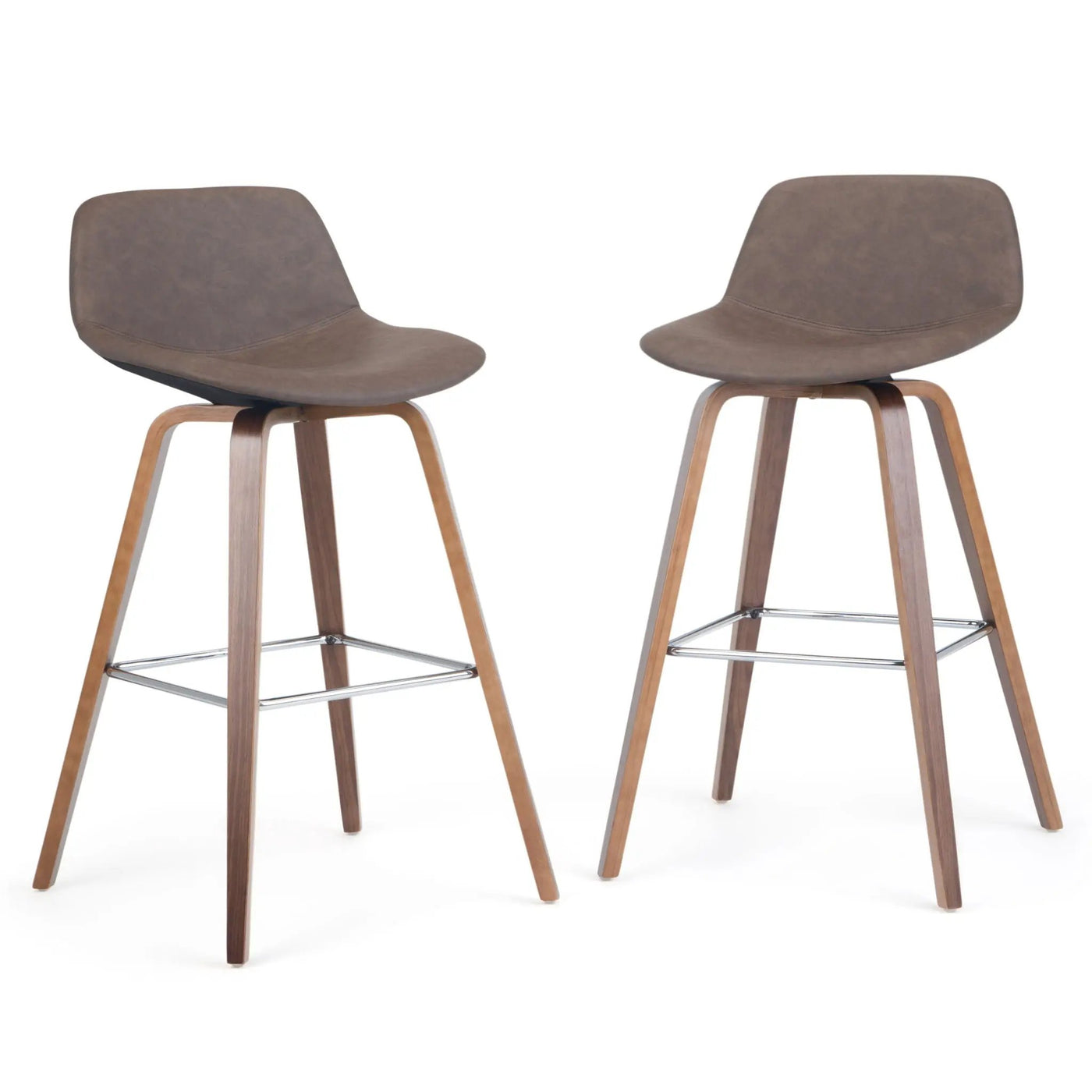 Randolph - Bentwood Multifunctional Counter / Bar Height Stool (Set of 2) by Unique Piece Furniture