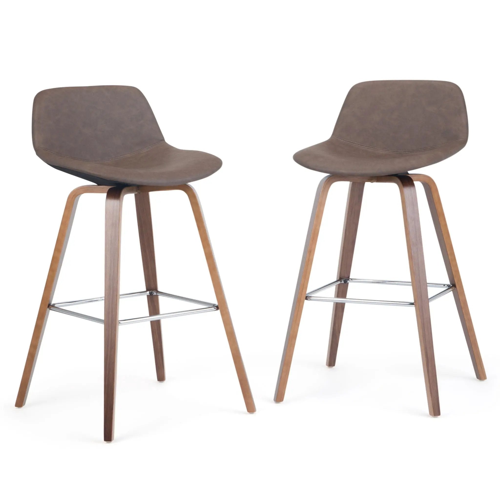 Randolph - Bentwood Multifunctional Counter / Bar Height Stool (Set of 2) by Unique Piece Furniture