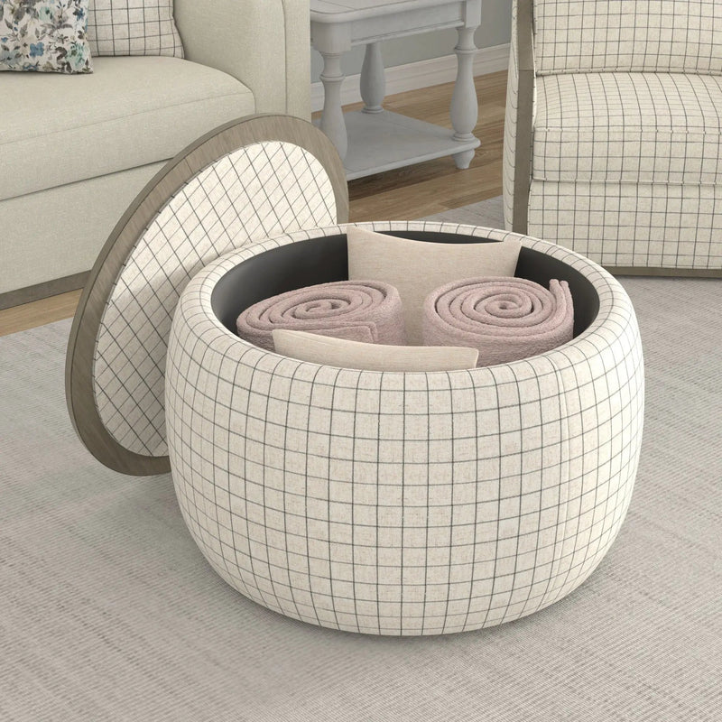 Storage Ottoman - White by Unique Piece Furniture