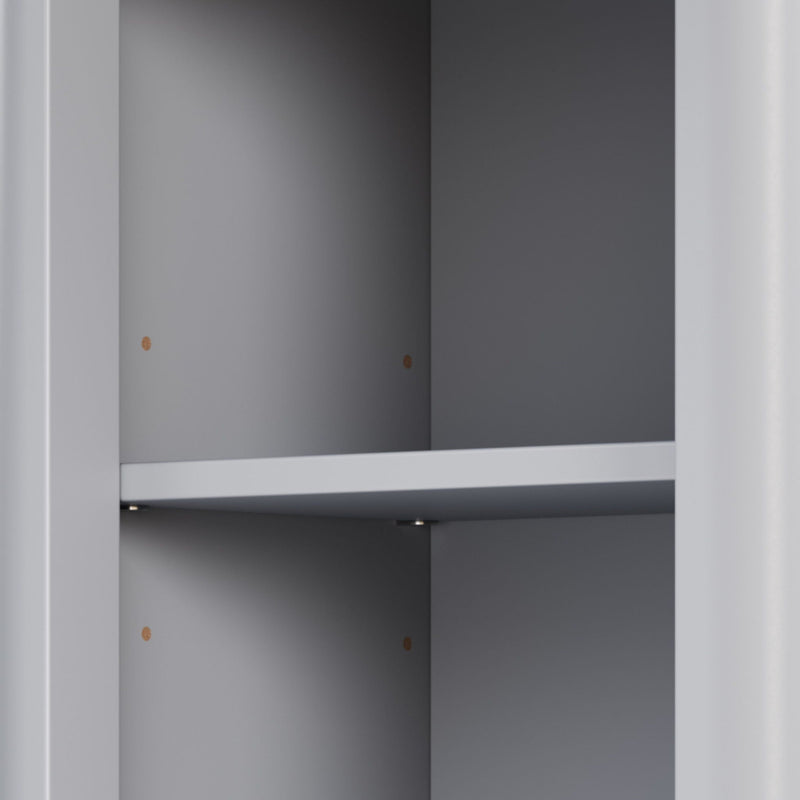 Tall Bathroom Storage Cabinet With Adjustable Shelves And 1 Drawer & Door by HouseOfZazla