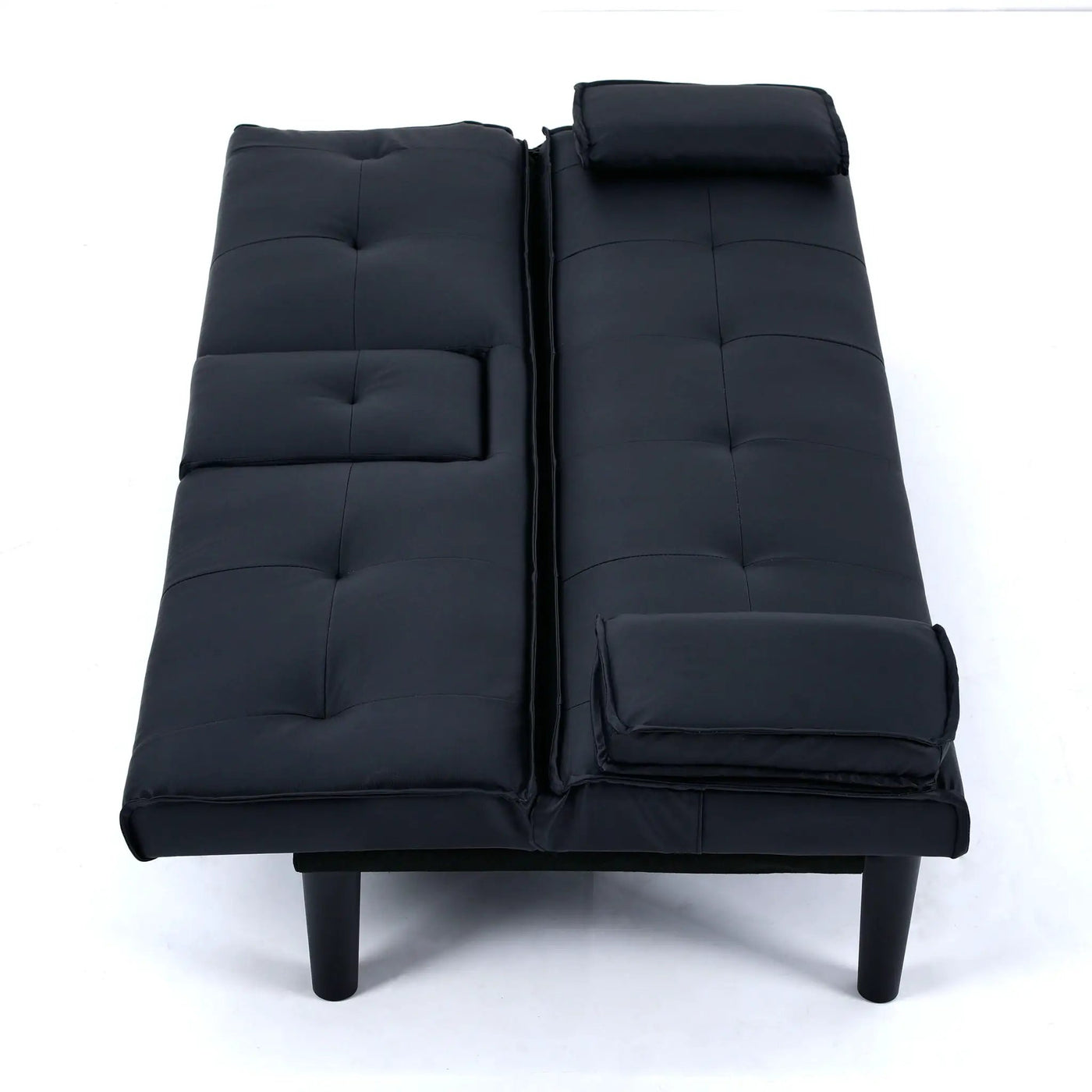 Sofa Bed With Foldable Design And Cup Holder by HouseOfZazla