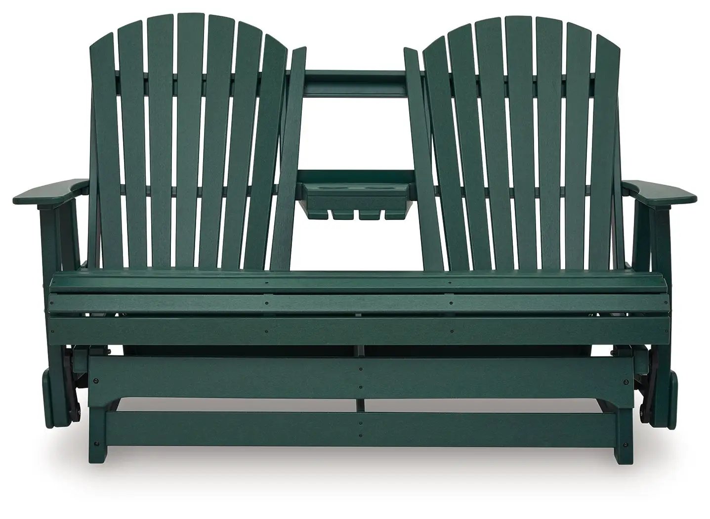 Shell Beach - Loveseat Glider - Green by Unique Piece Furniture