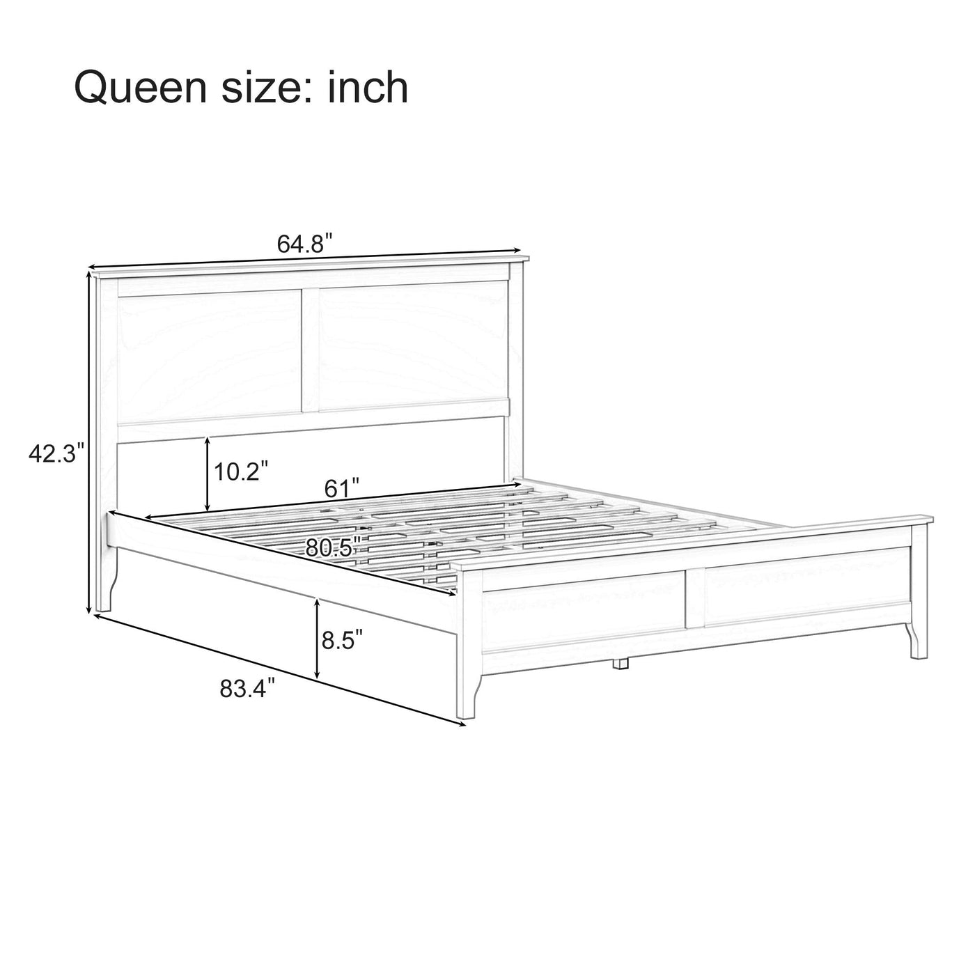Modern Platform Bed by HouseOfZazla
