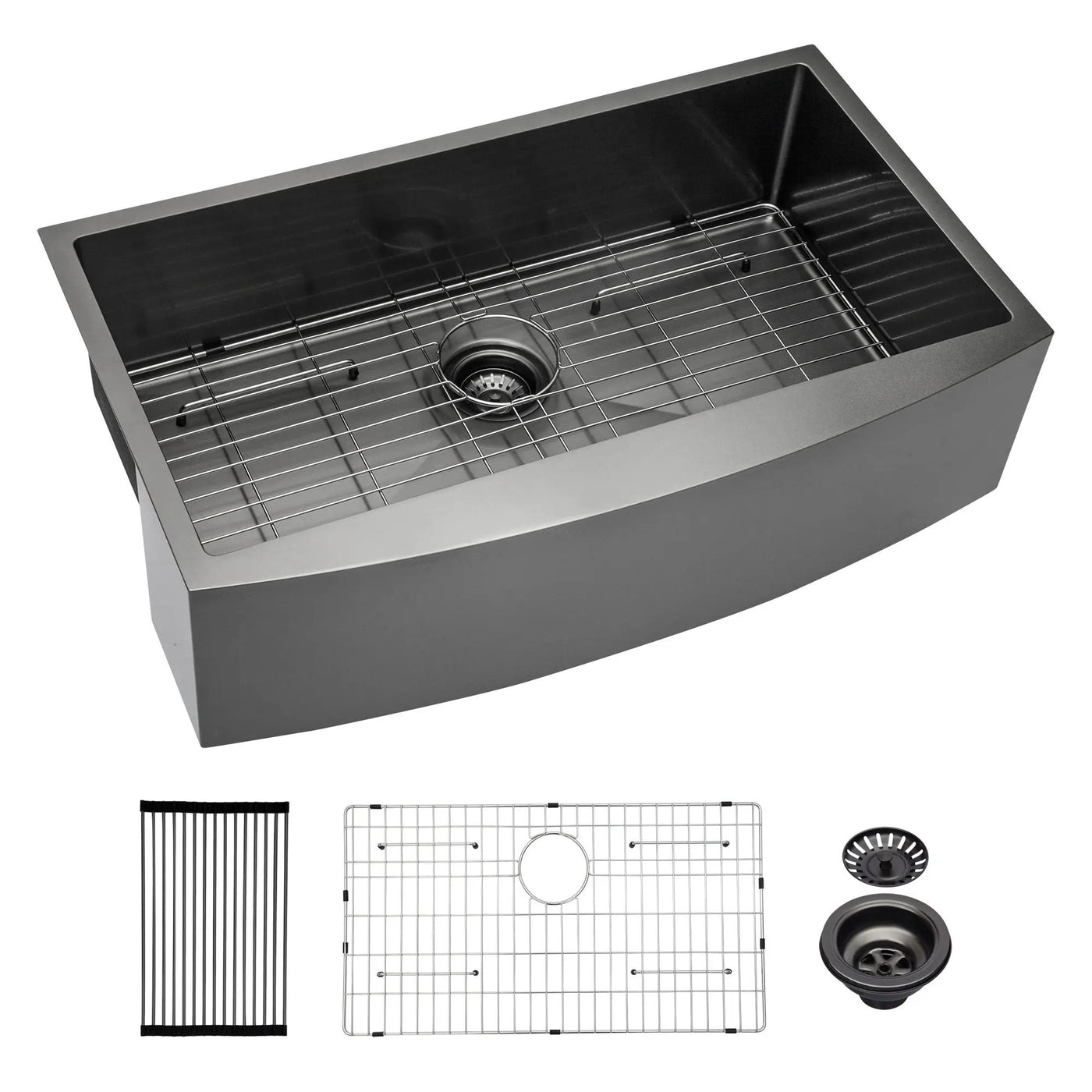 Farmhouse Kitchen Sink, Stainless Steel, Apron Front by HouseOfZazla