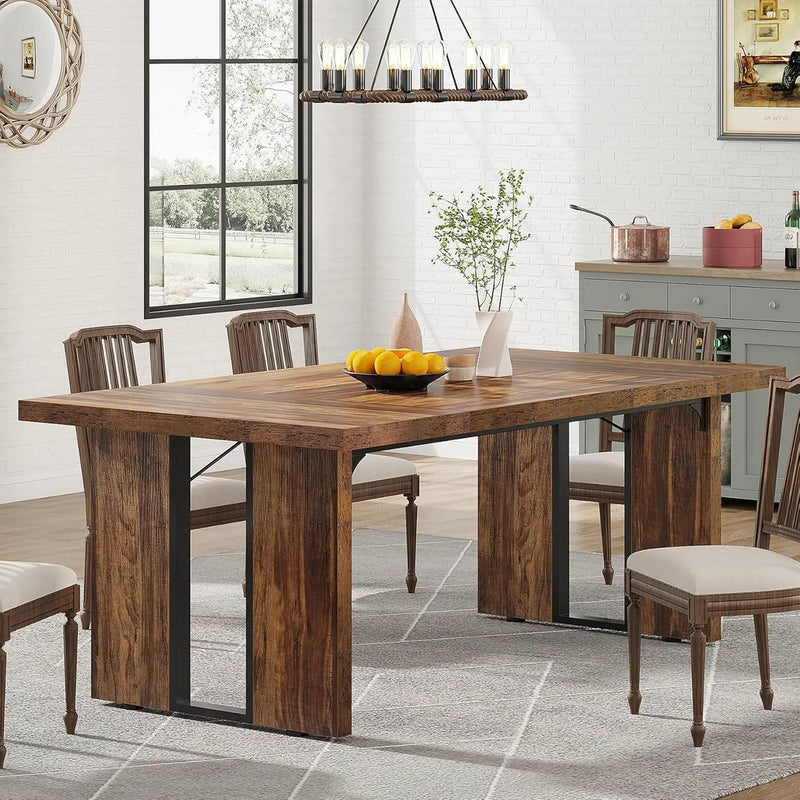Large Rectangular Kitchen Table by HouseOfZazla