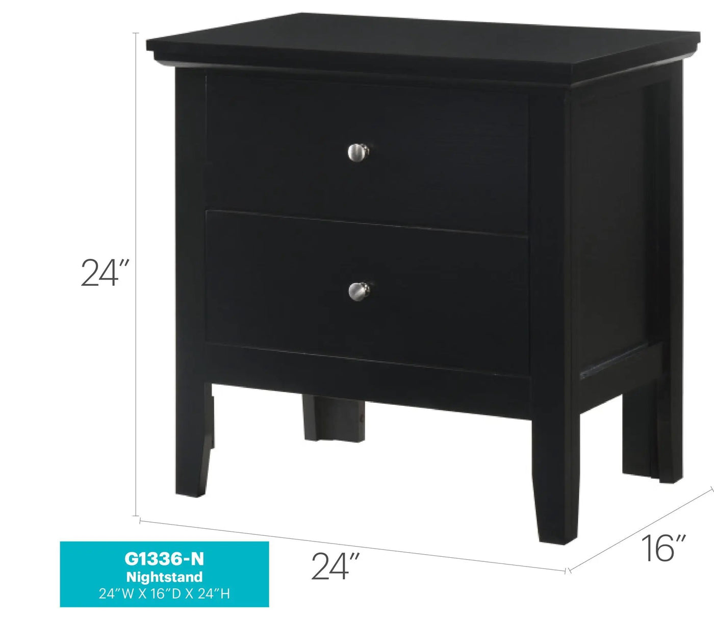 English Dovetailed Drawers Nightstand by HouseOfZazla