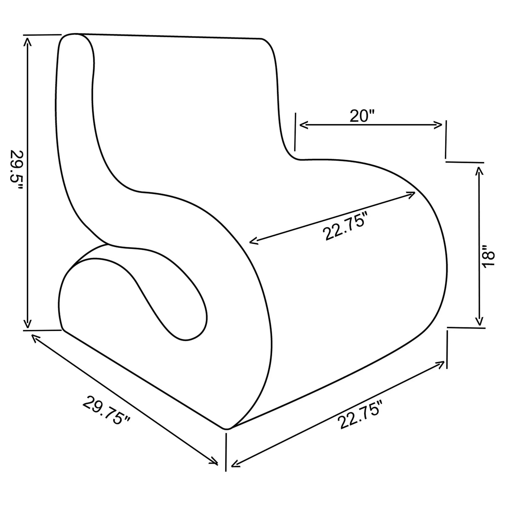 Austin - Armless Curved Chair by HouseOfZazla