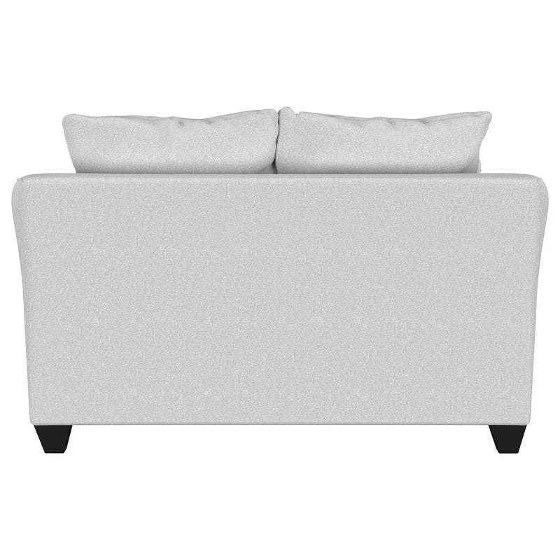 Salizar Upholstered Flared Arm Loveseat Sand by Unique Piece Furniture