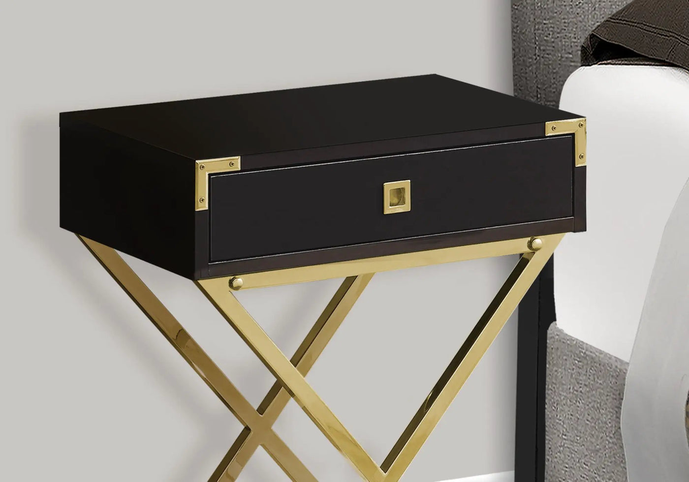 Accent Side Table, Storage Drawer, Stylish Design Contemporary & Modern by Unique Piece Furniture