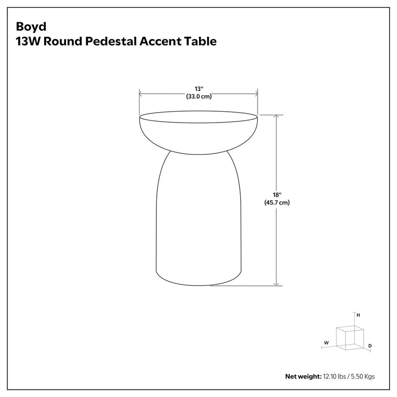 Boyd - Accent Table - White Wash by Unique Piece Furniture