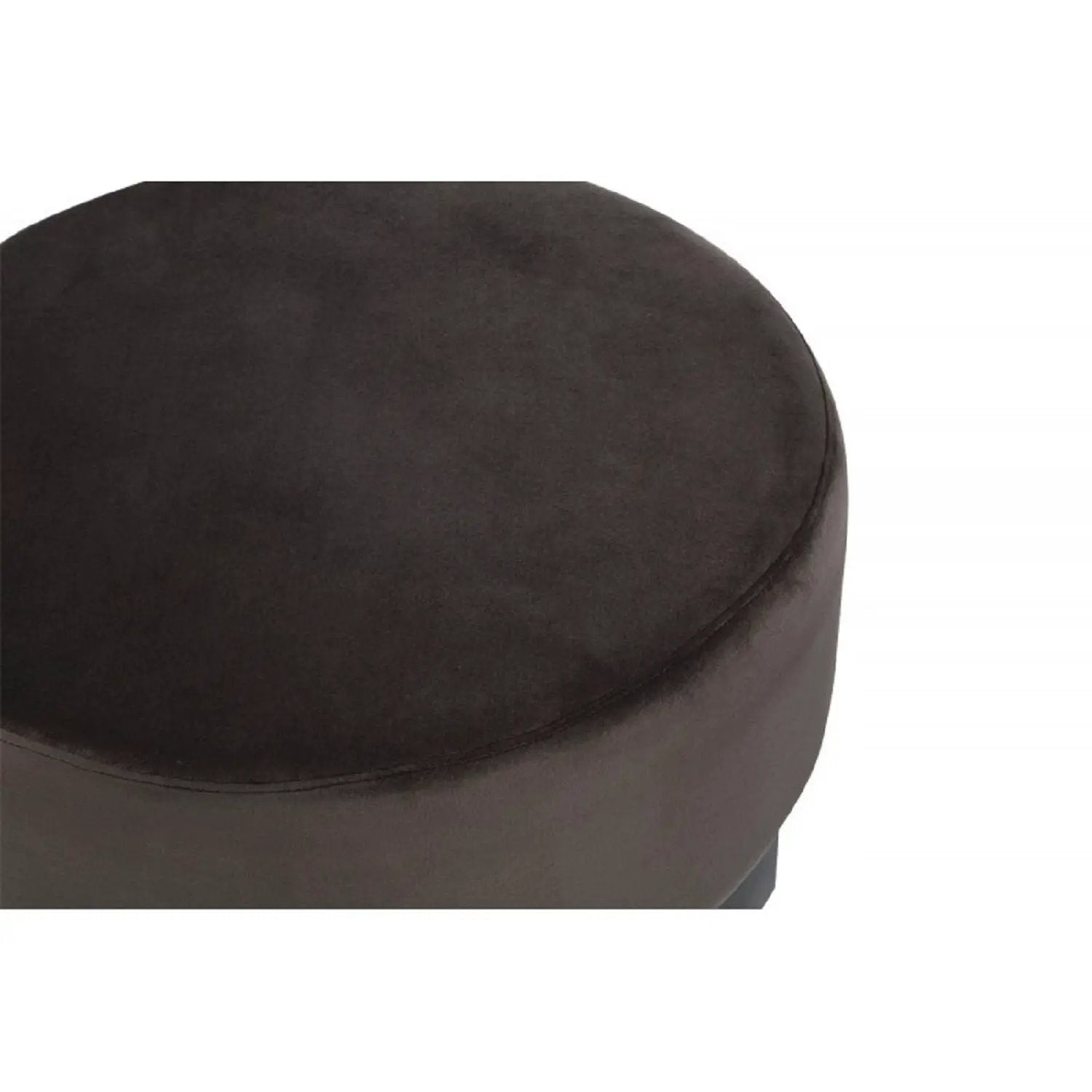 Nesting Round Coffee Table With Ottoman (Set of 2) - Gold / Brown by Unique Piece Furniture