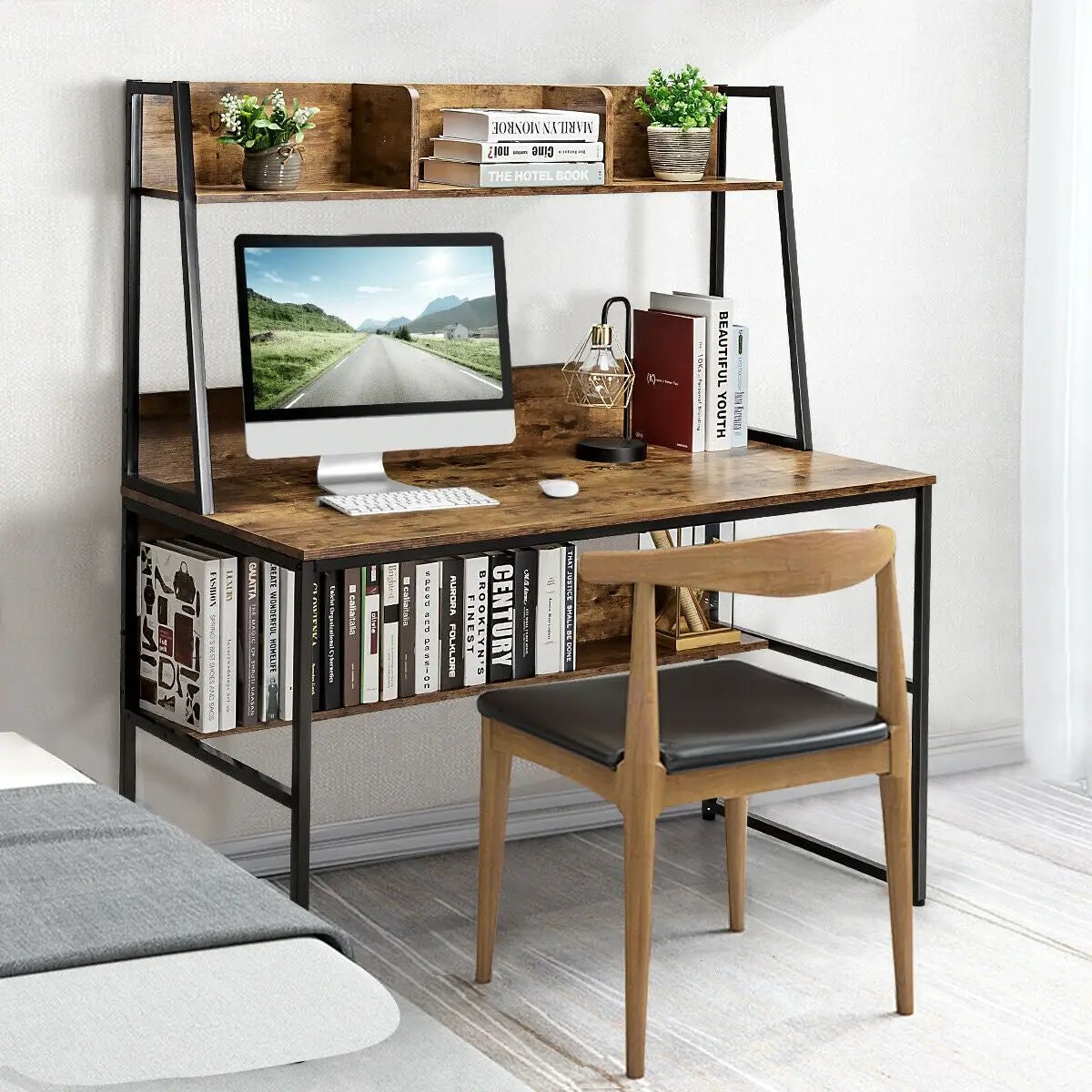 47-Inch Computer Desk Writing Study Table Workstation by DirectDeals