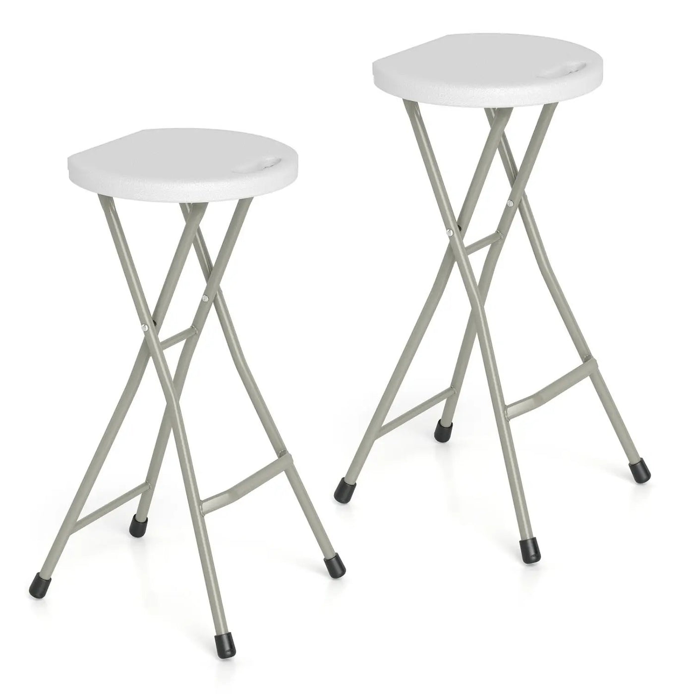Folding Patio Dining Chairs 28" - Set of 2, 330 lbs Capacity by DirectDeals