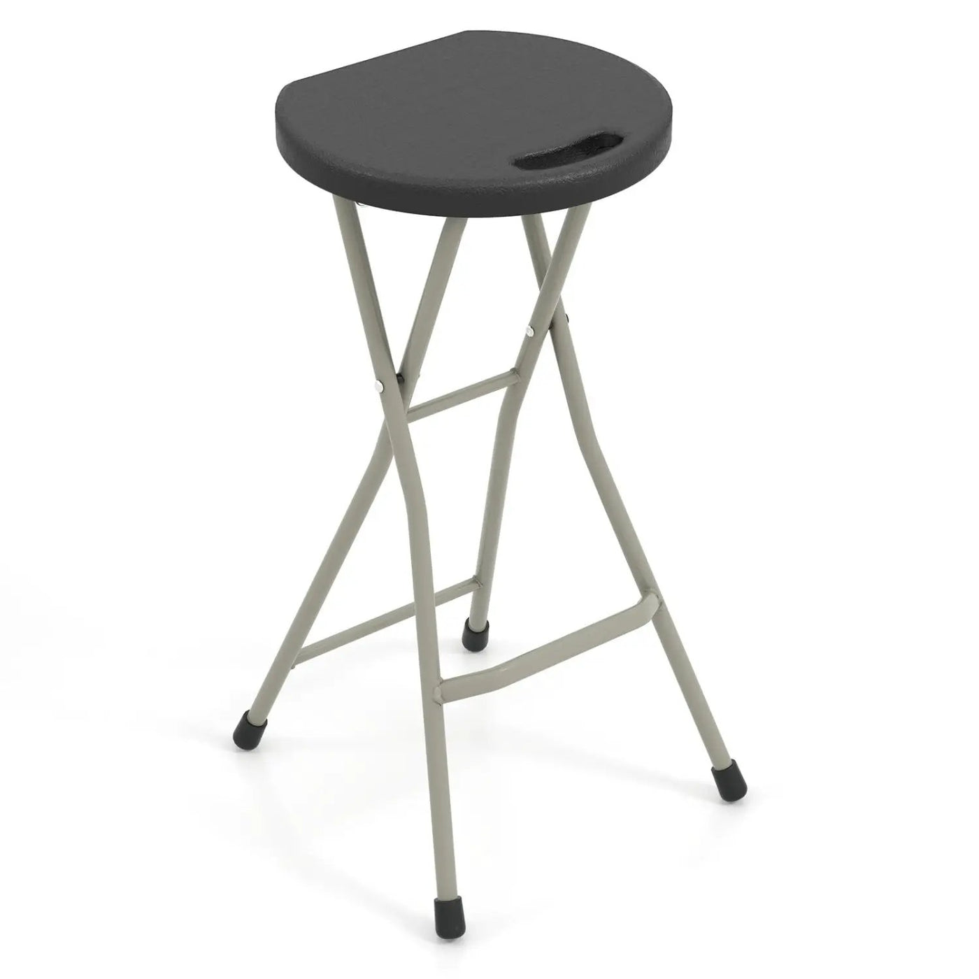Portable Folding Stool 28 Inch - 330 lbs Capacity (2 Pack) by DirectDeals