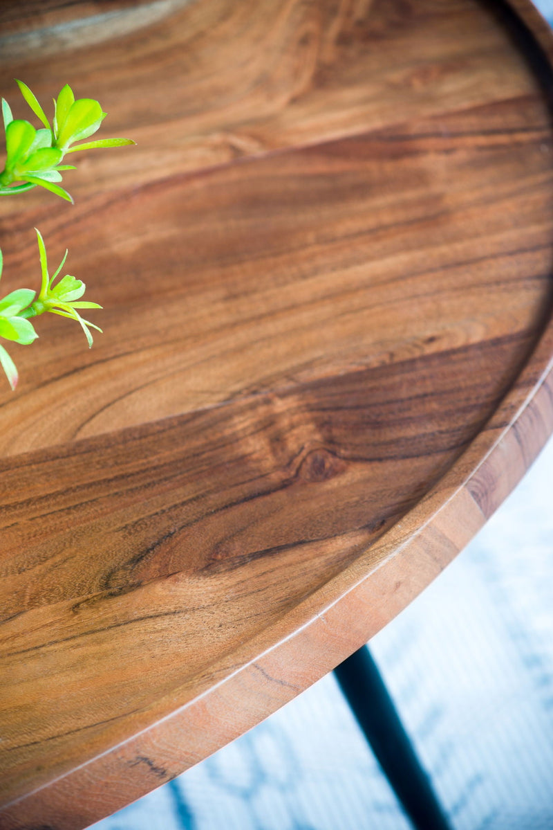 Oval Coffee Table - Brown by HouseOfZazla