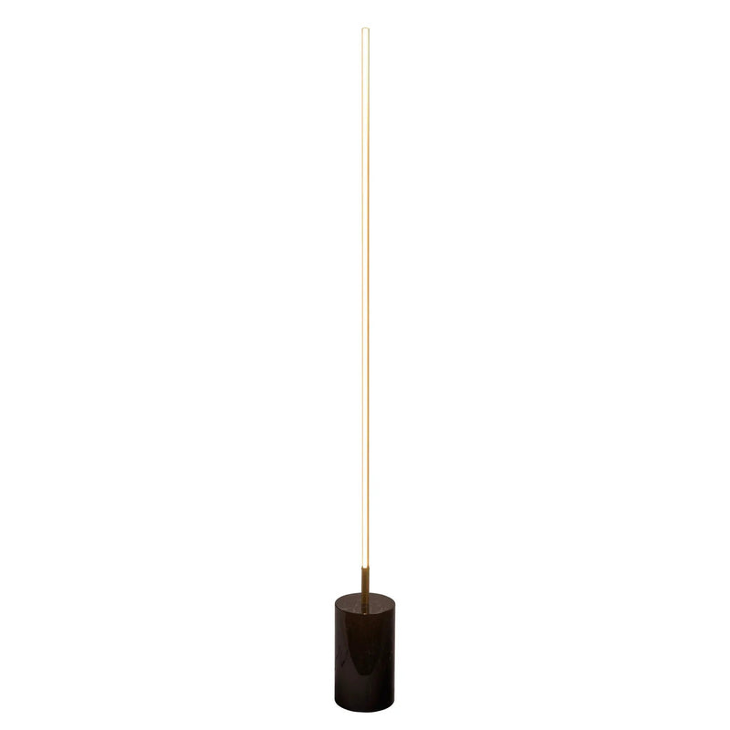 Prism - LED Floor Lamp With On / Off Switch Base - Gold / Marble by Unique Piece Furniture
