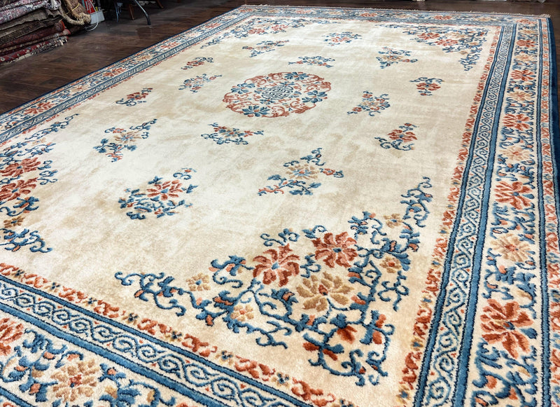 Karastan Rug 10x14 Chinese #718, Vintage Original 700 Series Wool Pile Karastan Carpet, Asian Oriental Rug, Rare by Jewel Rugs