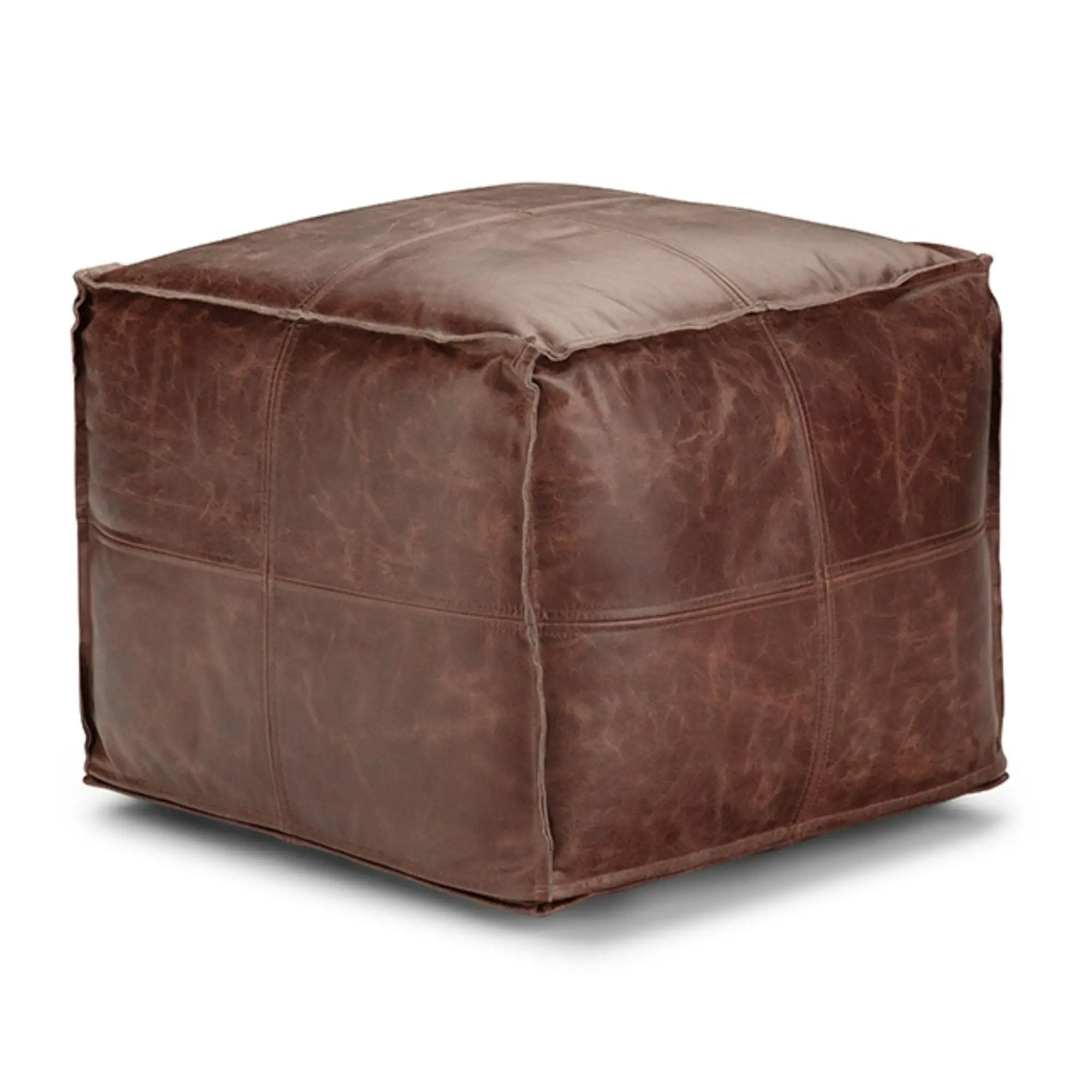 Sheffield - Handcrafted Square Pouf by Unique Piece Furniture