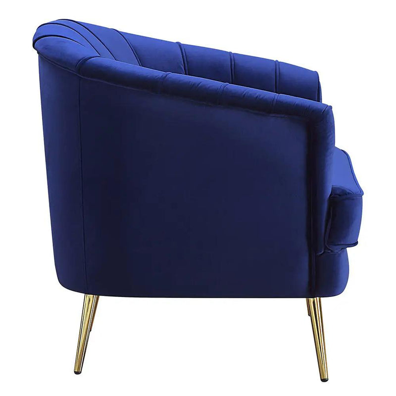 Eivor - Chair - Blue Velvet by Unique Piece Furniture
