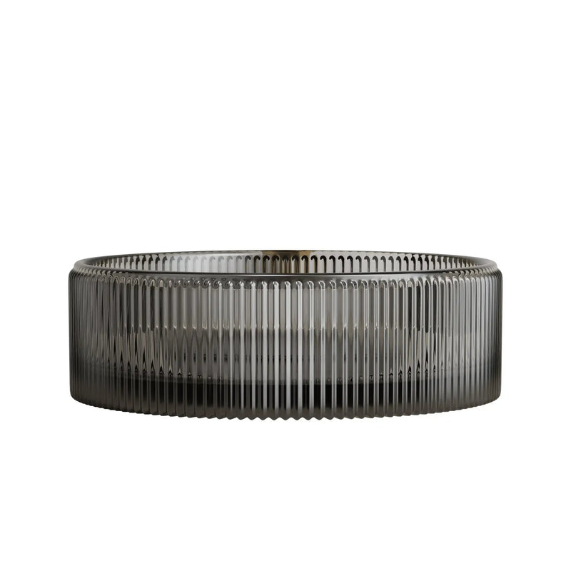 Sonny 14'' Bathroom Round Crystal Glass Sink without Faucet by HouseOfZazla
