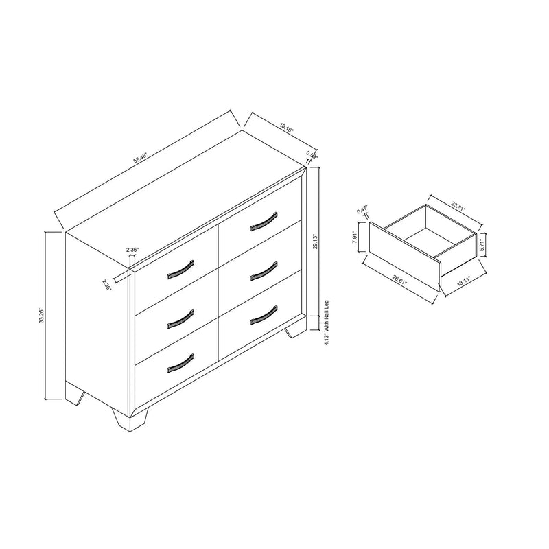 Carlos - Dresser - Black by HouseOfZazla