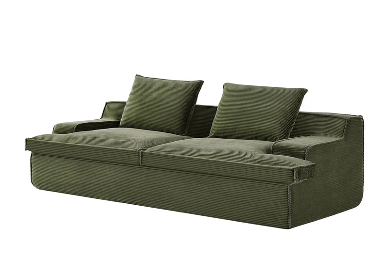 Nimbus - Oversized Full Foam 4 Seater Couch For Living Room Upholstered In Soft, Wide Armrests by Unique Piece Furniture